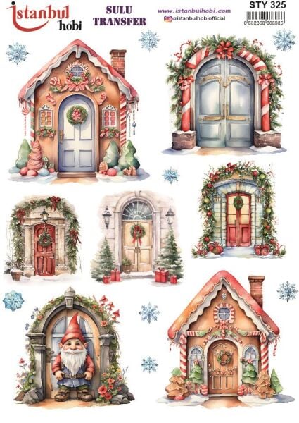 Yılbaşı Sulu Transfer 25x35cm STY325