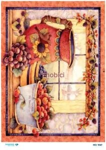 Diamond Pirinç Dekopaj Kağıdı - 1067