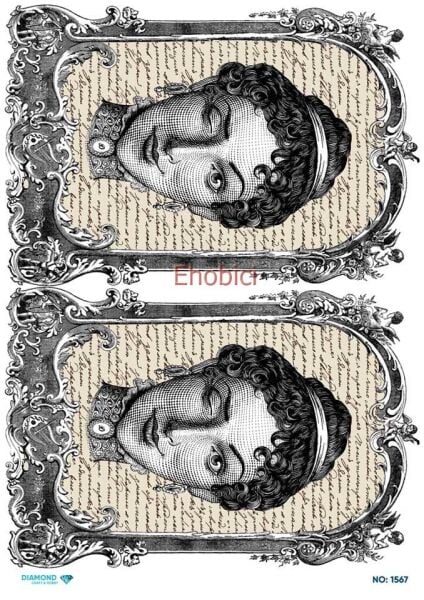 Diamond Pirinç Dekopaj Kağıdı - 1567