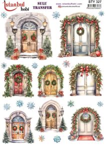 Yılbaşı Sulu Transfer 25x35cm STY327