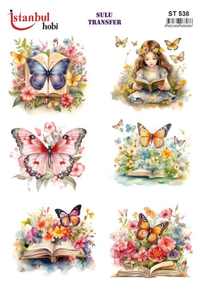 Sulu Transfer Kağıdı 25x35cm ST-538