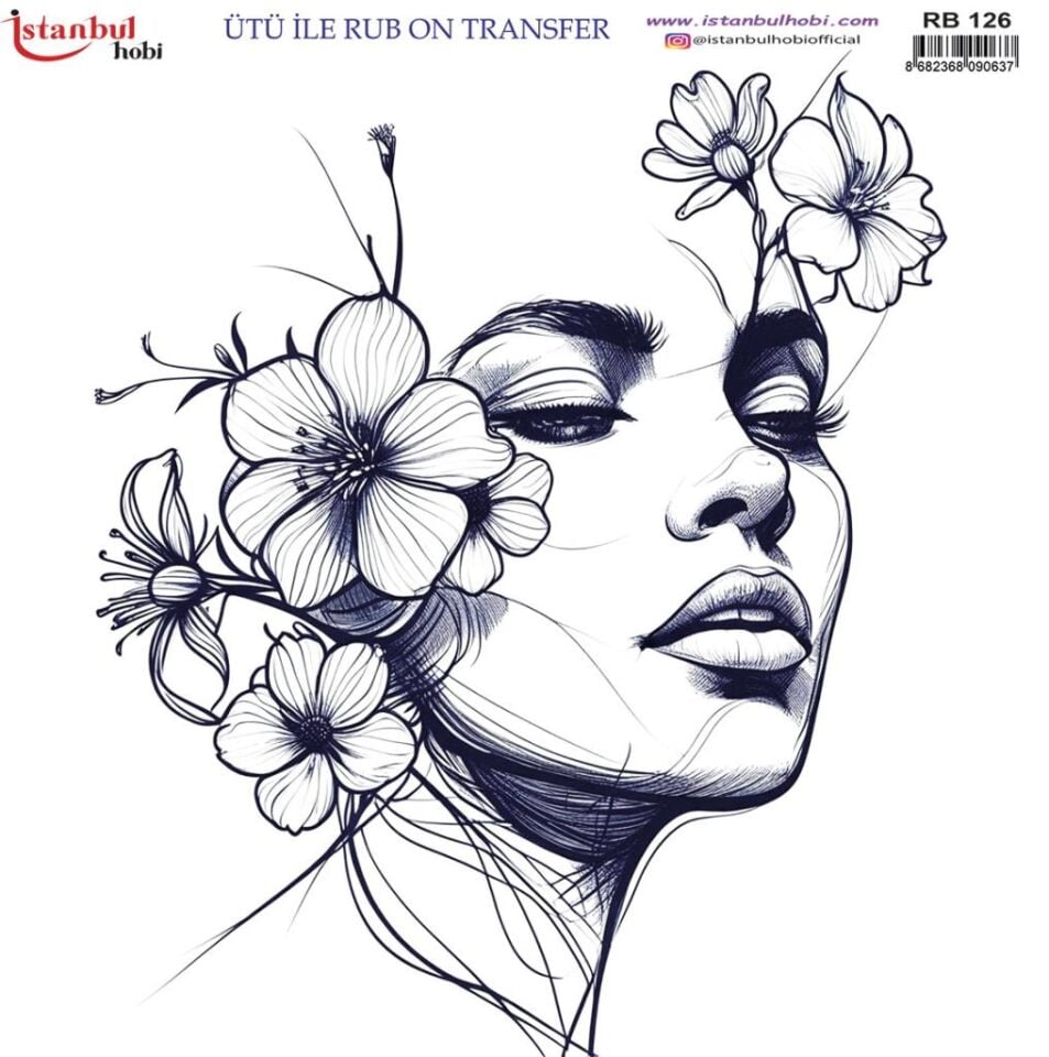 Ütü ile Rub On Transfer Kağıdı 30x30cm RB-126