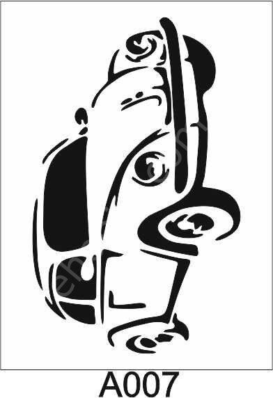 Araç Model Stencil Şablon (21x30) A-007