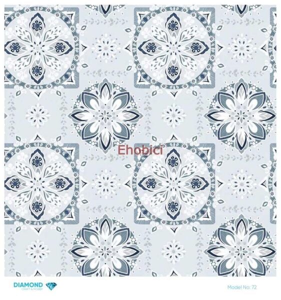 Diamond Pirinç Dekopaj Kağıdı - 072 - 30x30