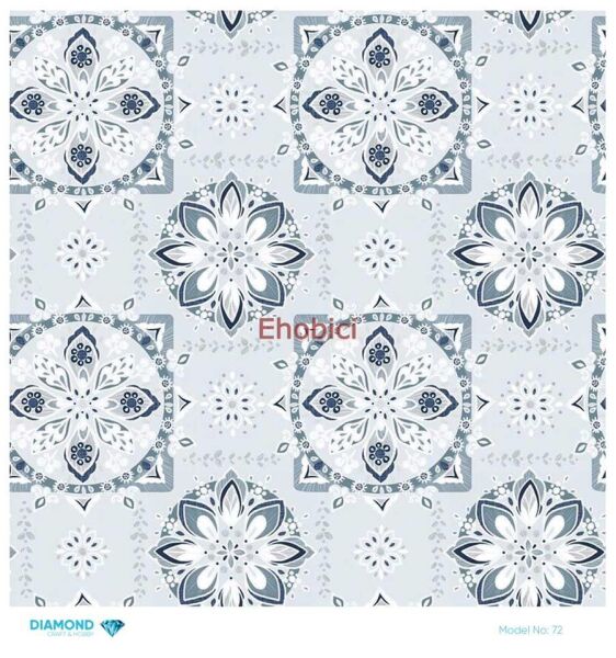 Diamond Pirinç Dekopaj Kağıdı - 072 - 30x30