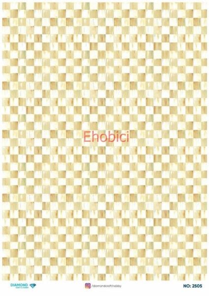 Diamond Pirinç Dekopaj Kağıdı - 2505