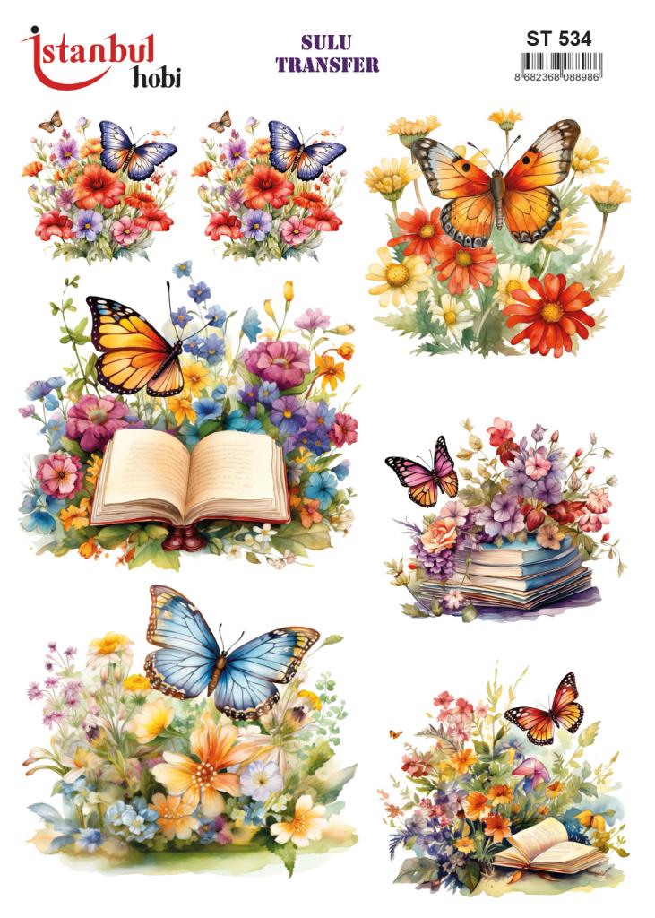 Sulu Transfer Kağıdı 25x35cm ST-534