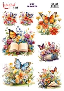 Sulu Transfer Kağıdı 25x35cm ST-534