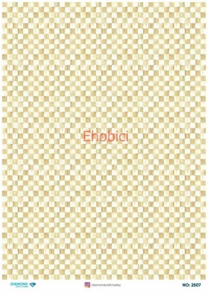 Diamond Pirinç Dekopaj Kağıdı - 2507