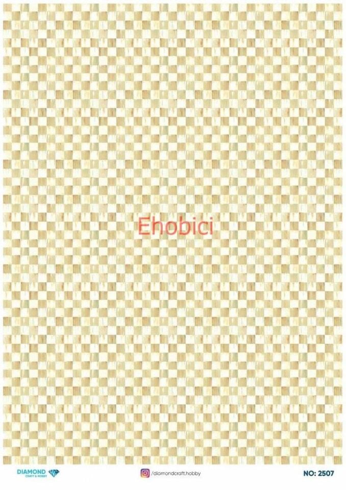 Diamond Pirinç Dekopaj Kağıdı - 2507