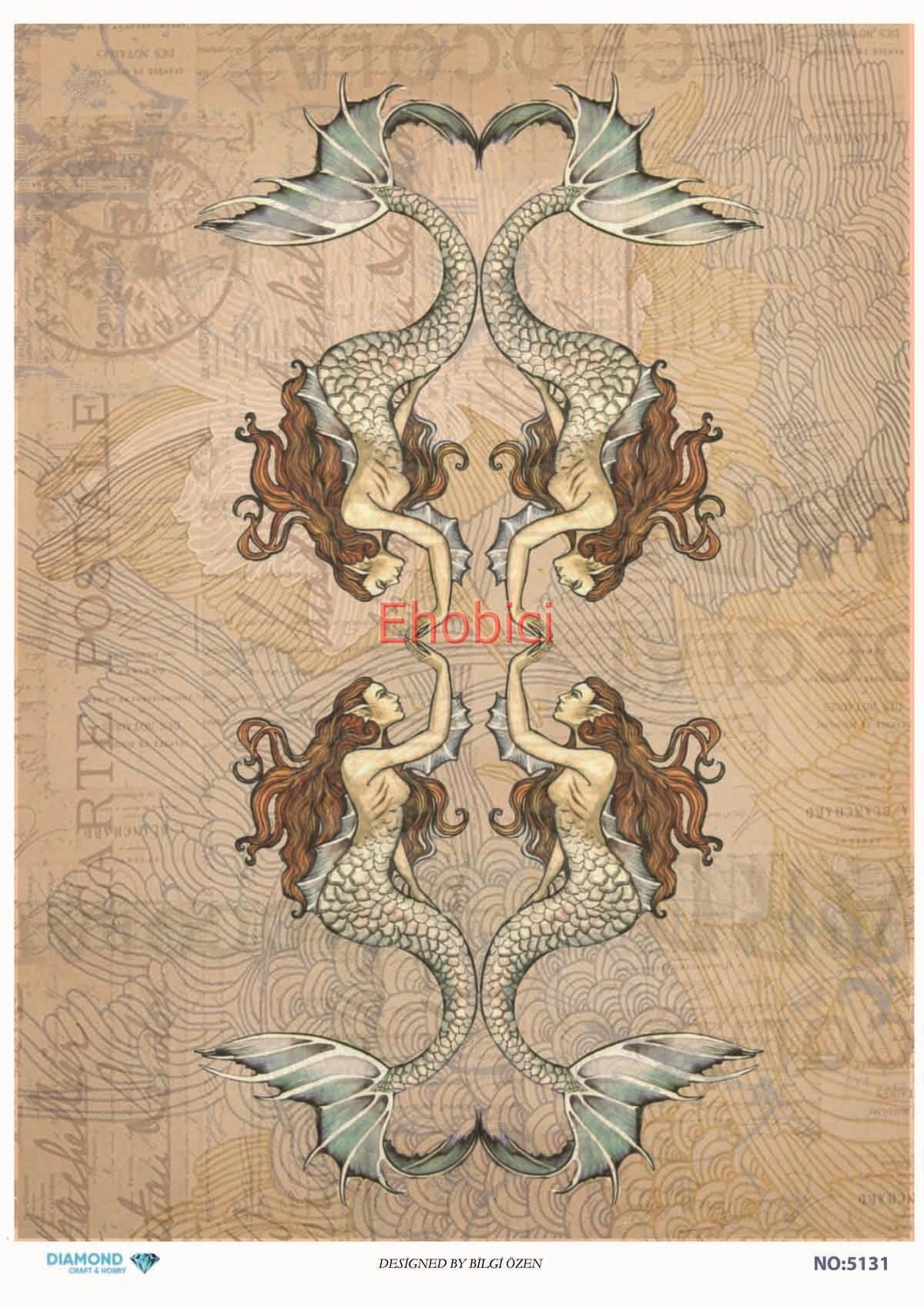 Diamond Pirinç Dekopaj Kağıdı - 5131