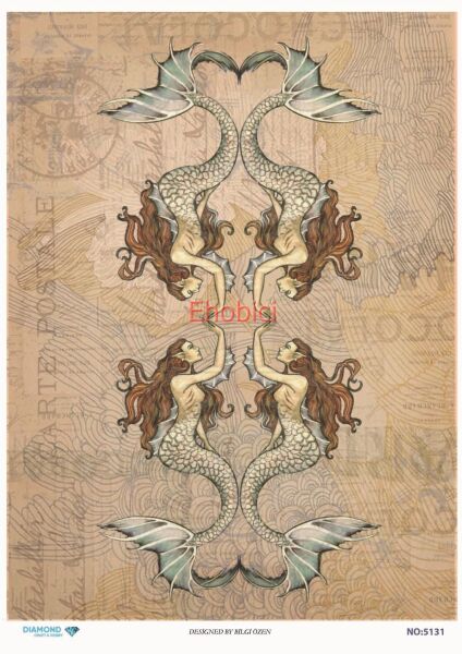 Diamond Pirinç Dekopaj Kağıdı - 5131