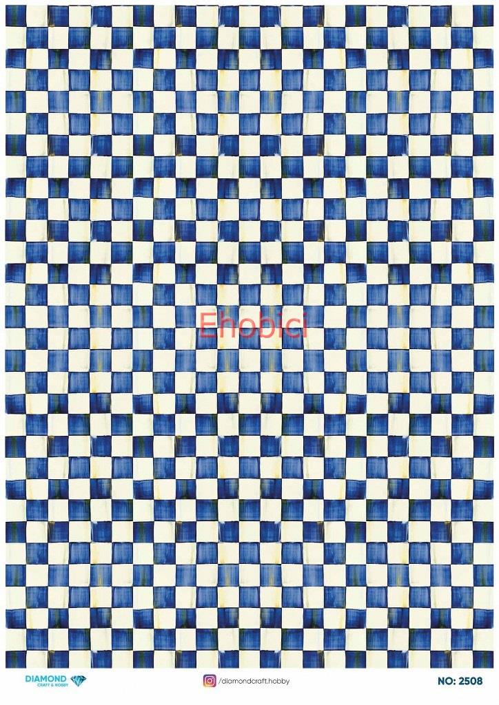 Diamond Pirinç Dekopaj Kağıdı - 2508