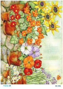 Diamond Pirinç Dekopaj Kağıdı - 1076