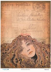 Diamond Pirinç Dekopaj Kağıdı - 5133