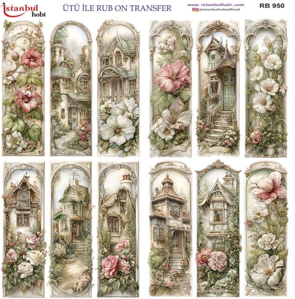 Ütü ile Rub On Transfer Kağıdı 30x30cm RB-950