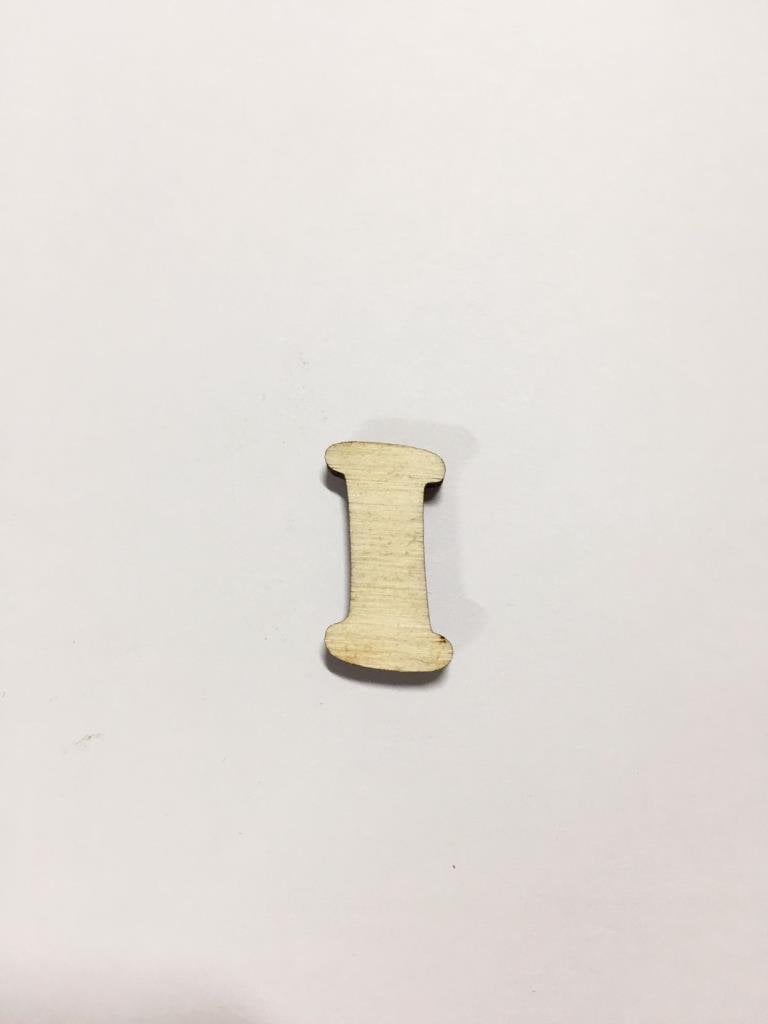 2,5cm Ahşap Harf ve Rakamlar - I
