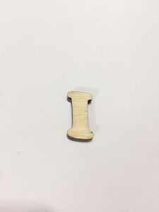 2,5cm Ahşap Harf ve Rakamlar - I