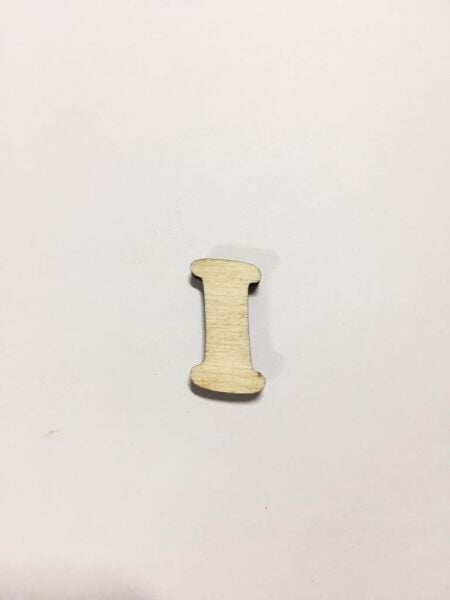 2,5cm Ahşap Harf ve Rakamlar - I