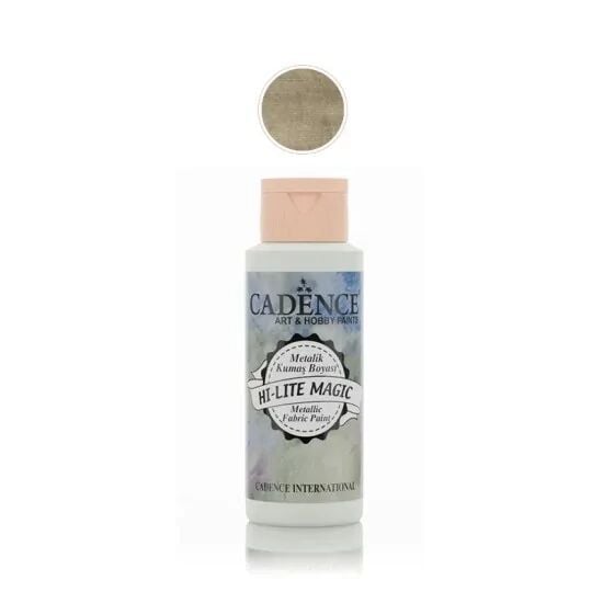 Cadence Hi-Lite Metalik Kumaş Boyası 1229 Altın 59ml