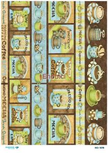 Diamond Pirinç Dekopaj Kağıdı - 1078