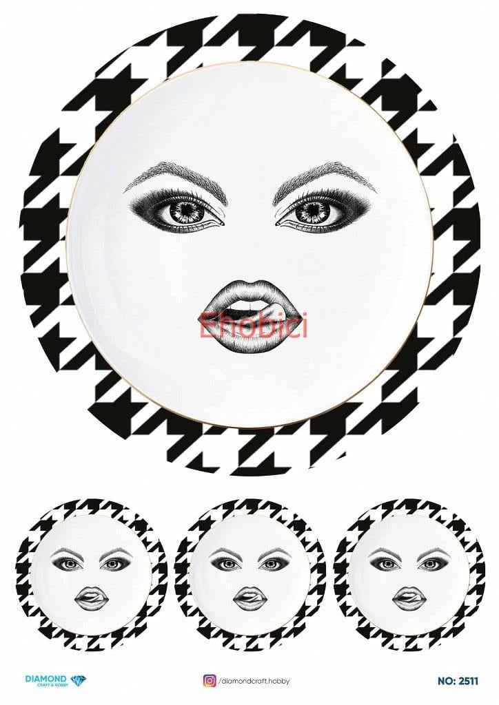 Diamond Pirinç Dekopaj Kağıdı - 2511