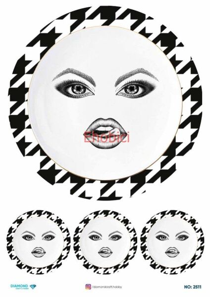 Diamond Pirinç Dekopaj Kağıdı - 2511