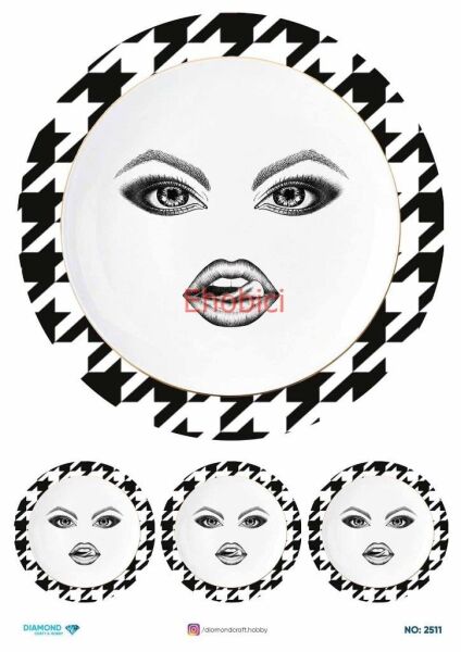 Diamond Pirinç Dekopaj Kağıdı - 2511