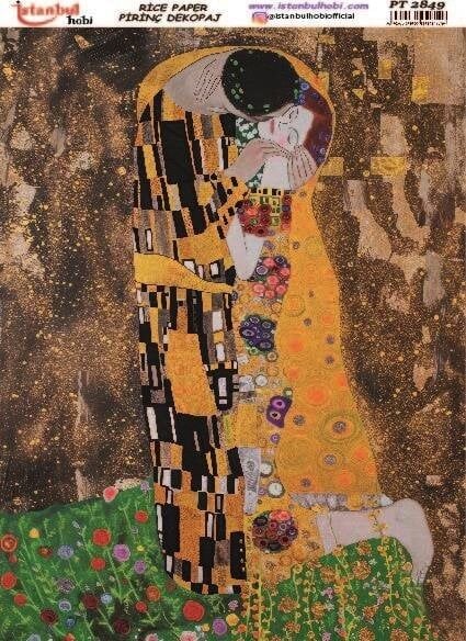 Pirinç Dekopaj Kağıdı 30x42cm PT-2849 Kadın