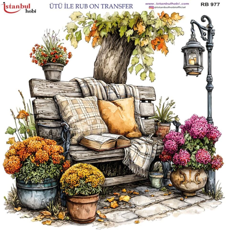 Ütü ile Rub On Transfer Kağıdı 30x30cm RB-977