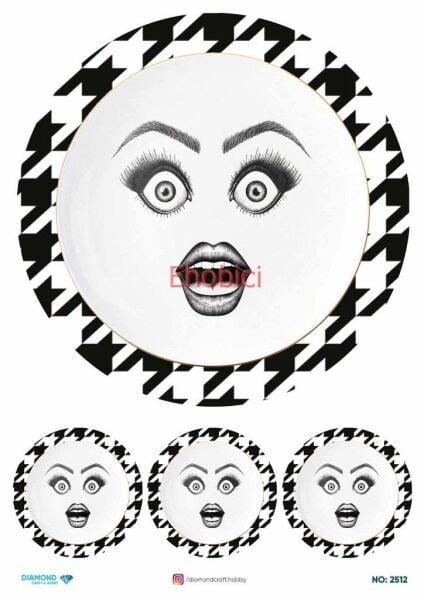 Diamond Pirinç Dekopaj Kağıdı - 2512