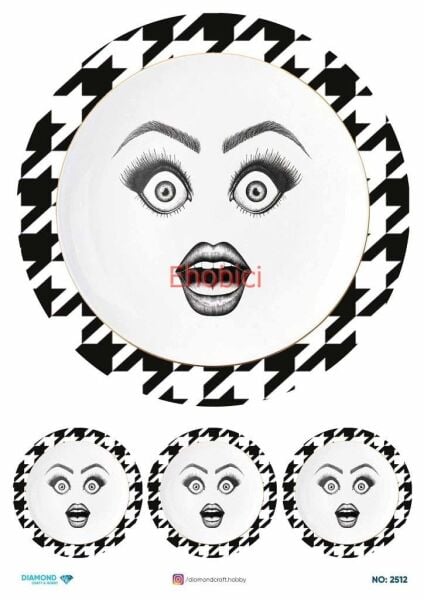 Diamond Pirinç Dekopaj Kağıdı - 2512