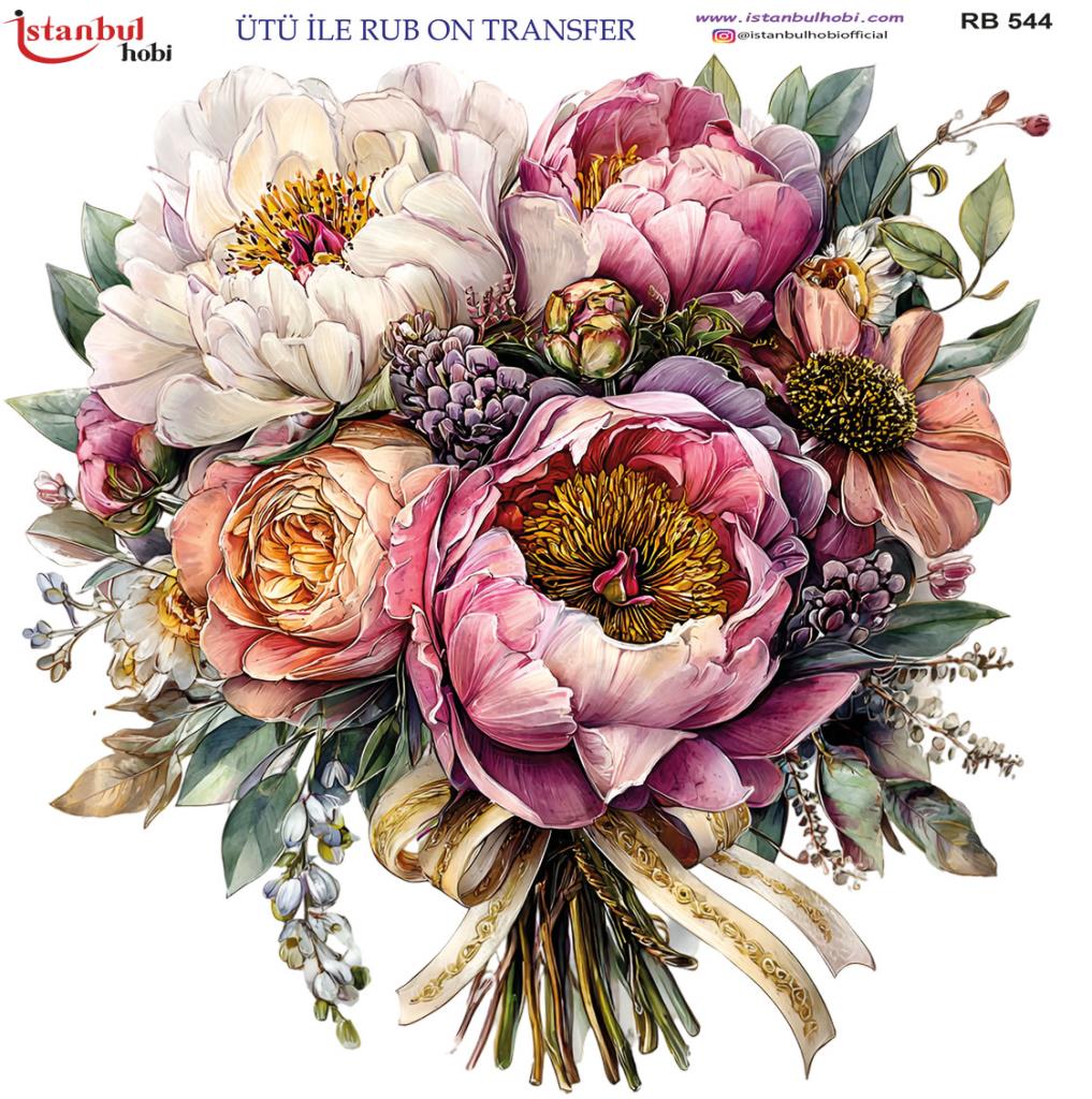 Ütü ile Rub On Transfer Kağıdı 30x30cm RB-544