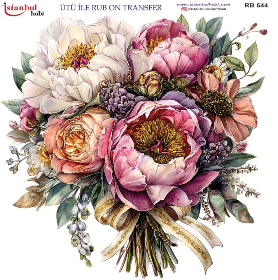 Ütü ile Rub On Transfer Kağıdı 30x30cm RB-544
