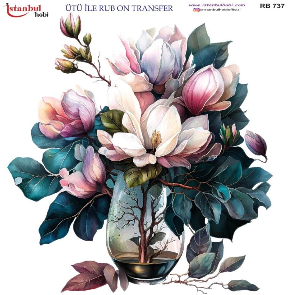 Ütü ile Rub On Transfer Kağıdı 30x30cm RB-737