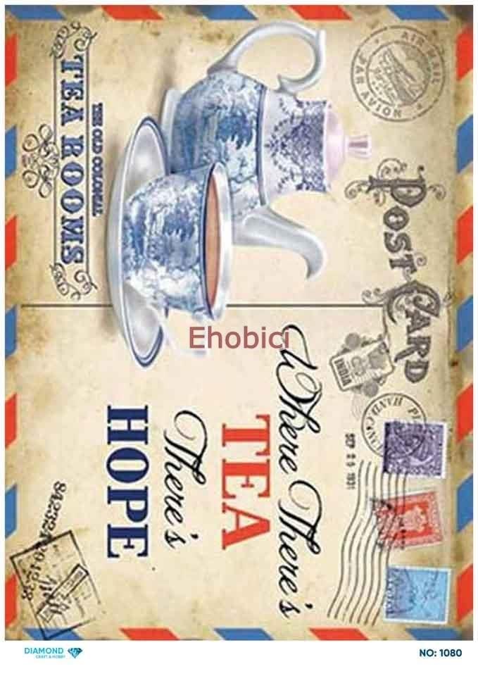 Diamond Pirinç Dekopaj Kağıdı - 1080