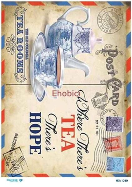 Diamond Pirinç Dekopaj Kağıdı - 1080