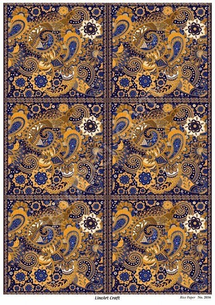 Lineart Pirinç Dekopaj Kağıdı Model - 2056