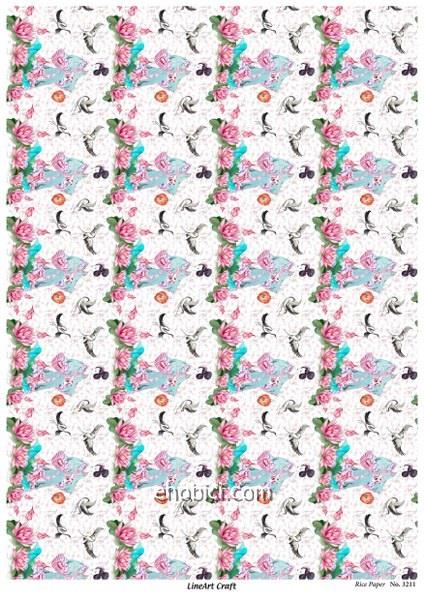 Lineart Pirinç Dekopaj Kağıdı Model - 3211