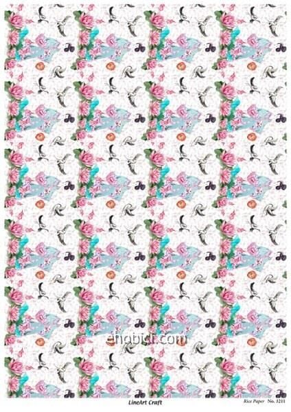 Lineart Pirinç Dekopaj Kağıdı Model - 3211