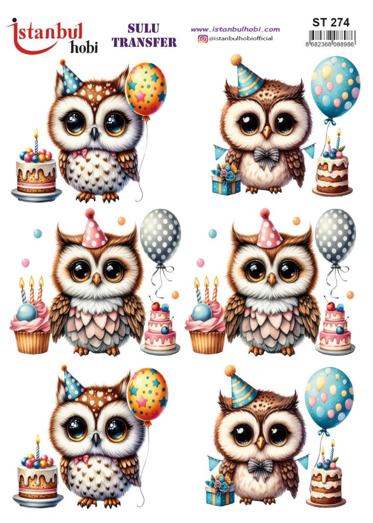 Sulu Transfer Kağıdı 25x35cm ST-274