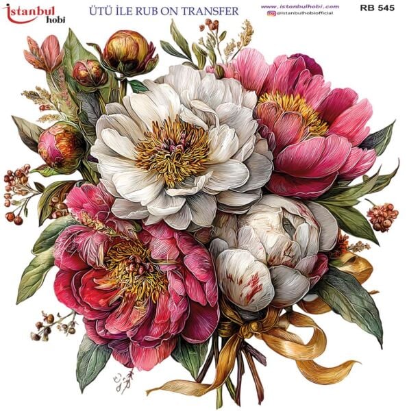 Ütü ile Rub On Transfer Kağıdı 30x30cm RB-545