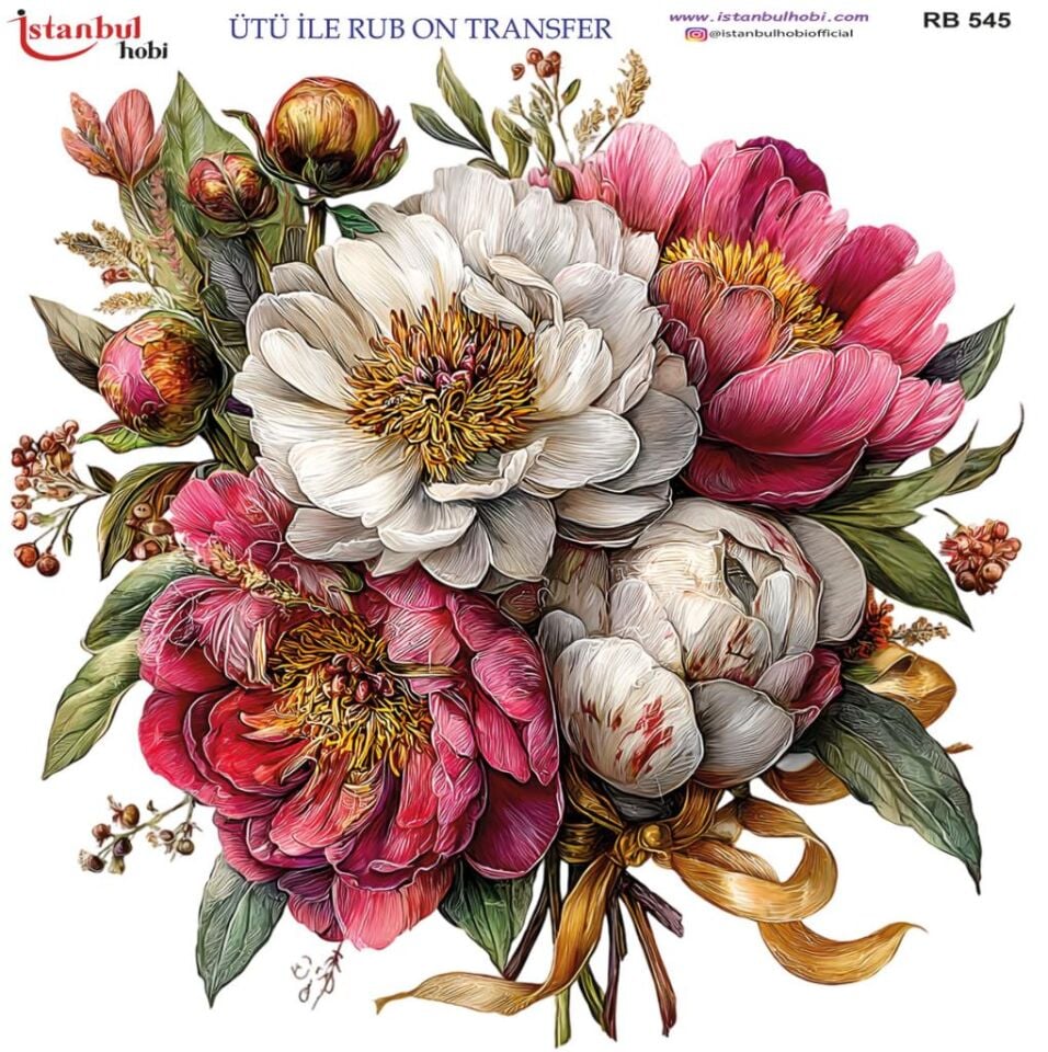 Ütü ile Rub On Transfer Kağıdı 30x30cm RB-545
