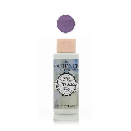 Cadence Hi-Lite Metalik Kumaş Boyası 1359 Mor 59ml