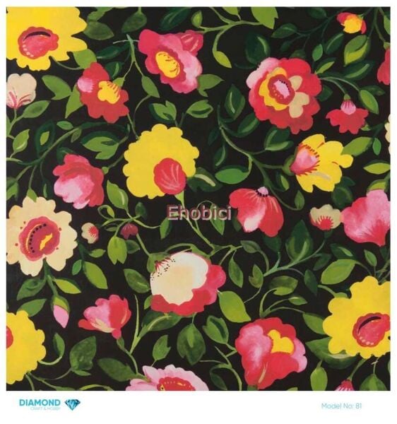 Diamond Pirinç Dekopaj Kağıdı - 081 - 30x30