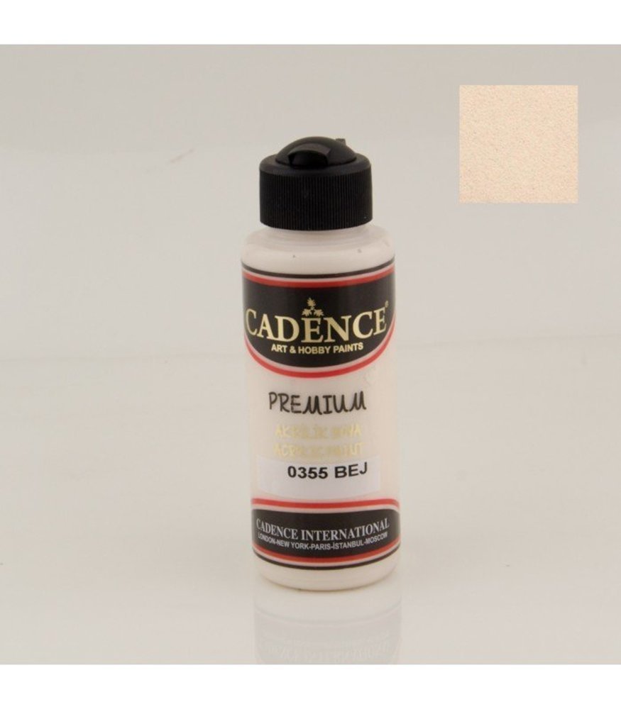 Cadence Akrilik Boya 0355 Bej Ahşap Boyası 120ML