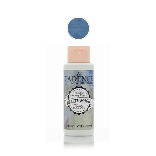 Cadence Hi-Lite Metalik Kumaş Boyası 1369 Mavi 59ml