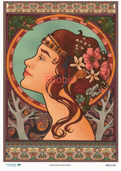 Diamond Pirinç Dekopaj Kağıdı - 5140