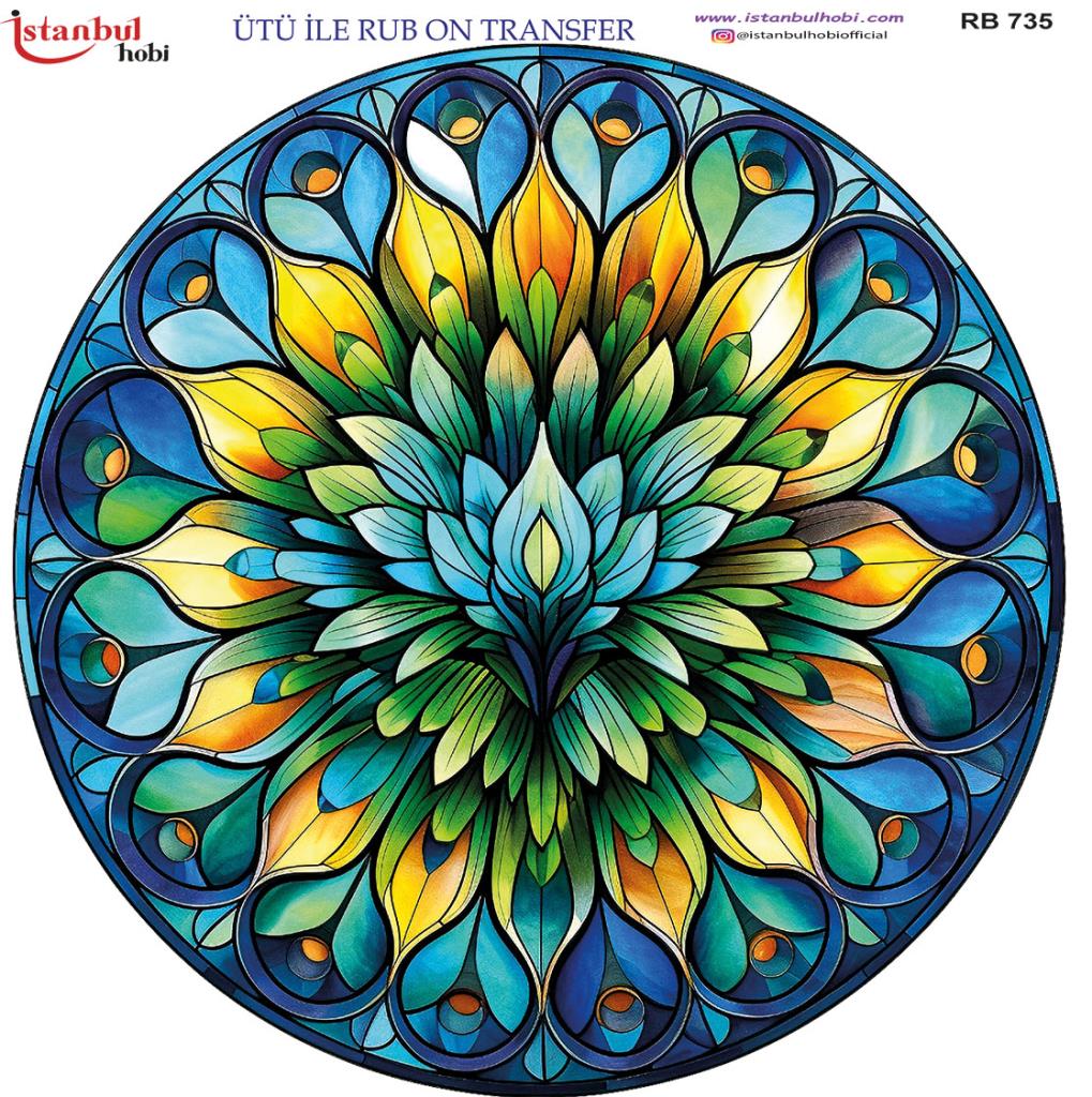 Ütü ile Rub On Transfer Kağıdı 30x30cm RB-735