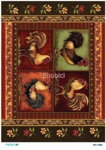 Diamond Pirinç Dekopaj Kağıdı - 1084